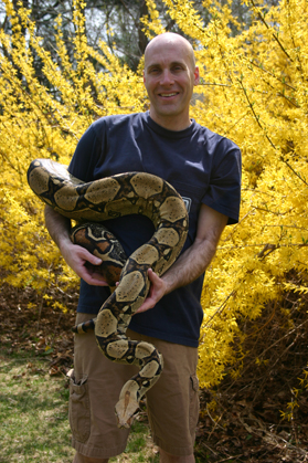 Samy and I in 2008 - quite the handful!